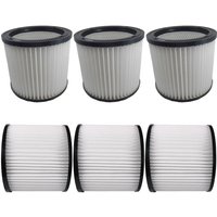 3x Rund-Filter Lamellenfilter Patrone für Aqua Vac Herkules4000 NTP20 NTP30 NTS20 NTS30 Plus 740m Super 22 Super 30 Staubsauger Akkusauger von TRADE-SHOP