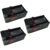 3x Trade-shop Li-Ion Akku 36V / 6000mAh kompatibel mit Hilti TE6A TE6-A36 TE6-A36 avr TE6-ALi TE7A te 30-A36 cpc 36V wsc 7.25-A36 wsc 7.25-A wsc von TRADE-SHOP