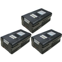 3x Trade-shop Premium Akku 80V 4000mAh Li-Ion für alle Elektro-Werkzeuge der Greenworks Pro 80V Serie - ersetzt G80B4, 2901307 / Ersatz Akku von TRADE-SHOP