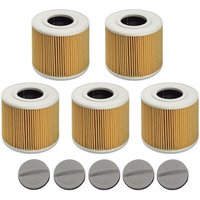 Trade-shop - 5x Patronen-Filter inkl. Verschlussschraube für Kärcher nt 27/1 me Advanced 1.428-111.0 nt 27/1 me Advanced 1.428-114.0 nt 27/1 Trade-shop - 5x Patronen-Filter inkl. Verschlussschraube für Kärcher nt 27/1 me Advanced 1.428-111.0 nt 27/1 me Advanced 1.428-114.0 nt 27/1 von TRADE-SHOP