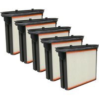 5x Trade-shop Polyester-Faltenfilter Filter Filter-Kassette Filter-Kartusche für Metabo asr 25 l sc asa 32 l asr 35 lacp asr 35 macp asr 35 l von TRADE-SHOP