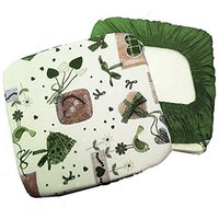 6 Stuhlhussen, Kissen mit Gummiband, Stuhlkissen, Farbe: Shabby Green - - Trade Shop von TRADE SHOP