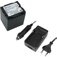 ANGEBOT IM SET: Trade-Shop Kamera Li-Ion Akku + Akku Ladegerät mit Kfz Adapter für Panasonic NV-GS-90B NV-GS-90EG-S NV-GS-80 NV-GS-80B NV-GS-80EG-S von TRADE-SHOP
