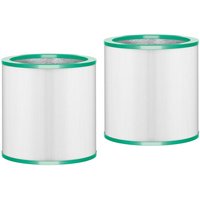 Trade Shop - Trade-Shop Aktivkohle Luftfilter für Dyson TP02 Pure Cool Link Filter Dyson TP03 TP00 AM11 Luftreiniger Ersatzteile - 2 Stück von TRADE SHOP