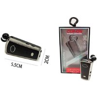 Trade Shop - clip-on bluetooth headset AKZ-Q5 einziehbares smartphone-kabel - von TRADE SHOP