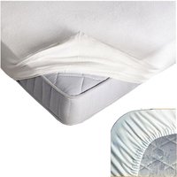 Doppelschwamm-matratzenschoner mit elastischen ecken 1.8X2 - - Trade Shop von TRADE SHOP