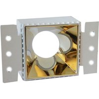 Trade Shop - einbaustrahler halterung led glühbirnen GU10 7WATT für abgehängte decken gipskarton - Platz Gold von TRADE SHOP