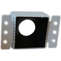 Trade Shop - einbaustrahler halterung led glühbirnen GU10 7WATT für abgehängte decken gipskarton - Platz Schwarz von TRADE SHOP