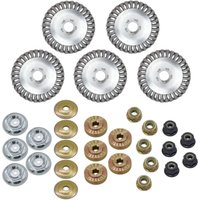 Entrostender Stahldraht-Bürstenkopf Unkrautbürste 15cm x 2,54cm inkl. Adapter-Set für Stihl FS55 FS56 FS80 FS85 FS90R FS100 F108 - 5 Stück Entrostender Stahldraht-Bürstenkopf Unkrautbürste 15cm x 2,54cm inkl. Adapter-Set für Stihl FS55 FS56 FS80 FS85 FS90R FS100 F108 - 5 Stück von TRADE-SHOP