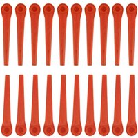 Ersatzmesser-Set Klingen Kunststoffmesser (20 Stück) für Gardena EasyCut Li-18/23 r, ComfortCut Li-18/23 r, AccuCut Rasentrimmer - Trade-shop von TRADE-SHOP