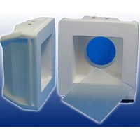 Fester einbau-spotlight-halter aus gips, quadratisch, led mit glas GU10 12X12 cm - - Trade Shop von TRADE SHOP
