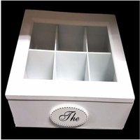 Mini-vitrine 6 fächer die holzmöbel im shabby chic-stil - - Trade Shop von TRADE SHOP