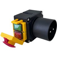Trade-shop - Motorstarter / Schalter-Stecker-Kombination / Sicherheitsschalter / Geräteschalter mit Phasenwender DZ08-1 230V IP54 für Holzspalter von TRADE-SHOP