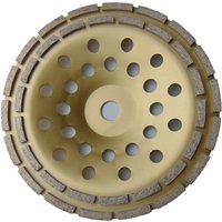 Trade Shop - Trade-Shop Profi Diamant doppelreihig Schleifteller ø 230mm 22,23mm Bohrung für Beton Estrich Kalksandstein Mauerwerk Naturstein von TRADE SHOP
