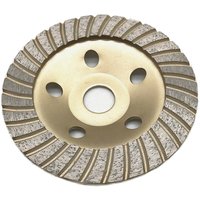 Trade-Shop Profi turbo Diamant Schleifteller 125 x 22,2mm kompatibel mit DeWalt Eibenstock Festool Hilti Flex Collomix Winkelschleifer Fräse - 1 Stück von TRADE SHOP
