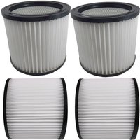 Trade Shop - Rund-Filter Lamellenfilter Patrone ersetzt 6.904-042.0 nt RU-30.1 für Kärcher NT221 7402B 7402P 7402T Einhell BT-VC1250SA Lavor von TRADE SHOP