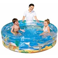 Trade Shop - sea life transparentes aufblasbares pool für kinder 3 ringe 150 x 53 cm - Trade Shop - sea life transparentes aufblasbares pool für kinder 3 ringe 150 x 53 cm - von TRADE SHOP