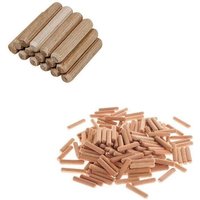 Trade Shop - set 16 pz. 10MM holzdübel zapfen zapfen dübel brico möbelnägel - von TRADE SHOP