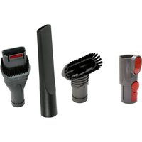 Staubsauger-Set: Bürsten-Aufsätze (3-teilig) + Zwischen-Adapter kompatibel mit Dyson DC33C DC34 DC35 DC36 DC37 DC43 h DC44 DC45 DC48 DC51 - Trade-shop von TRADE-SHOP