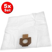Staubsauger-Zubehör für Nilfisk Attix 50-0H pc, 50-2H pc, 50-2H xc, 50-21 pc - 5x Staubsaugerbeutel - Trade-shop von TRADE-SHOP