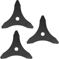Trade-Shop Dickichtmesser 3-Zahn 255 x 25,4mm für Texas CG430B CG330 CG260 BC320 BC300, Victus BC301 BC43 BC32 BC36 Motorsense - 3 Stück Trade-Shop Dickichtmesser 3-Zahn 255 x 25,4mm für Texas CG430B CG330 CG260 BC320 BC300, Victus BC301 BC43 BC32 BC36 Motorsense - 3 Stück von TRADE-SHOP