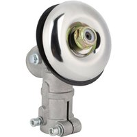 Trade-Shop Getriebekopf / Winkelgetriebe / Trimmerkopf für Motorsense Freischneider Rasentrimmer M10 x 1,25 Linksgewinde - 9-Zahn-Antriebswelle für von TRADE SHOP