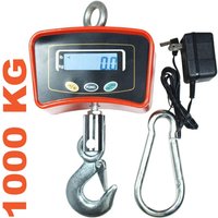 Trade Shop - KRANWAAGE 1000 KG MIT HAKEN AUS EDELSTAHL INDUSTRIEWAAGE - von TRADE SHOP