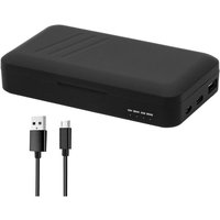 Trade-shop - led Dual Ladegerät Powerbank usb-c usb-a mit SD-Karten Slot für Sony Alpha NEX-3 NEX-3N NEX-5 NEX-3A NEX-3D NEX-3DW NEX-3K NEX-3KS Trade-shop - led Dual Ladegerät Powerbank usb-c usb-a mit SD-Karten Slot für Sony Alpha NEX-3 NEX-3N NEX-5 NEX-3A NEX-3D NEX-3DW NEX-3K NEX-3KS von TRADE-SHOP