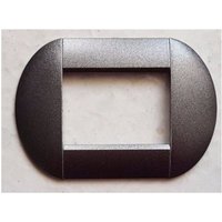 Trade Shop - PLATTE PLATTEN PLATTEN KOMPATIBEL MIT LIVING INTERNATIONAL LIGHT BOWLED BTICINO - Matt-Metallic-Grau von TRADE SHOP