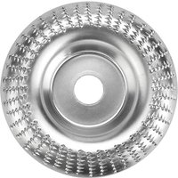 Trade-shop - Raspelscheibe Schleifteller Schleifscheibe aus Hartmetall für Winkelschleifer zum Schnitzen von Holz, Kunststoff, Eis, Laminat, Huf von TRADE-SHOP