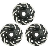 Trade-Shop Diamant V-Segmente Schleifteller Schleiftopf ø 125mm 22,23mm Bohrung für Beton Estrich Kalksandstein Mauerwerk Naturstein Fliesenkleber Trade-Shop Diamant V-Segmente Schleifteller Schleiftopf ø 125mm 22,23mm Bohrung für Beton Estrich Kalksandstein Mauerwerk Naturstein Fliesenkleber von TRADE SHOP