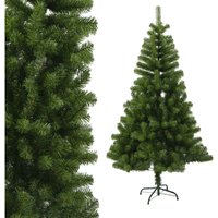 Trade-Shop Weihnachtsbaum Tannenbaum / Schnellaufbau Klapp-System, künstlich, schwer entflammbar, Grün, 210cm von TRADE SHOP