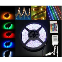 LED-Streifen 5050, flexibel, 5 m, selbstklebend, für Innen- und Außenbeleuchtung, IP65 - - Trade Shop von TRADE SHOP