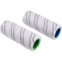 2in1 Set Reinigungswalzen Rollbürsten kompatibel mit Kärcher FC3 FC5 FC7 ewm 2 ersetzt 2.055-006.0 2.055-007.0 / Hartbodenreiniger Zubehör von TRADE-SHOP