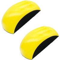 2x Trade-shop Klett Schleifklotz / Schleifblock / Handschleifblock für 125mm Schleifscheiben Exzenterscheiben Schleifteller mit Klettverschluss 2x Trade-shop Klett Schleifklotz / Schleifblock / Handschleifblock für 125mm Schleifscheiben Exzenterscheiben Schleifteller mit Klettverschluss von TRADE-SHOP