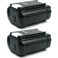 Trade-shop - 2x Li-Ion Akku 36V/40V / 4000mAh ersetzt Ryobi 5133004458, 5133001875, OP4026, OP4026A, OP4050, OP4050A, OP4030, OP4015, OP4040A, OP40201 von TRADE-SHOP