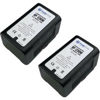 2x Trade-shop Li-Ion Akku V-Mount 14,4V 15600mAh 230Wh mit D-Tap usb Ausgang für Sony BVM-D9H5E BVM-D9H5U BVP-5 BVP-50 BVP-550W BVP-7 BVP-70 BVP-90 von TRADE-SHOP