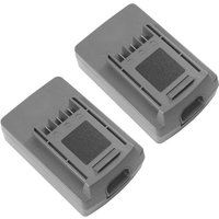 2x Trade-shop Premium Akku 18V 2000mAh Li-Ion ersetzt Wolf Garten 41A20--L650, Li-Ion Power-Pack 5, 785454 für Wolf BA700 Laubbläser CSA700 von TRADE-SHOP