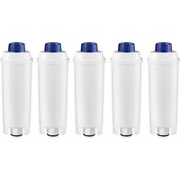 Trade-shop - 5x Filter-Patrone Wasserfilter für DeLonghi ecam 24450S 24467S 25120B 25457B 25457S ECAM-260 26455 26455BLB 26455C 26455GYB von TRADE-SHOP