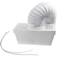 Trade-shop - Universal Wäschetrockner-Kondensator-Box inkl. flexibler Schlauch, 2x Kabelbinder von TRADE-SHOP