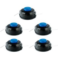 5x Trimmerkopf / Doppelfadenkopf / Spulenkopf / Spule für viele Husqvarna Rasenmäher wie 122L 122LDx 123L 123L 124C 124L ersetzt T35 578446301 von TRADE-SHOP
