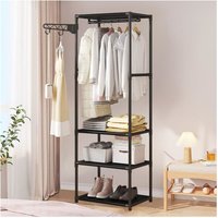 Trade Shop - organizer 3 ripiani scaffali libreria multiuso organizzatore casa camera armadio negozio - Weiß von TRADESHOP