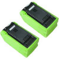 2x Trade-shop Li-Ion Akku 40V / 4000mAh für Greenworks 40V g-max Tools Werkzeuge ersetzt 213332, 26011202, 2600702, 20202, 22262, 24252, 25312 von TRADE-SHOP