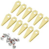 12x Messer Klingen Titan 1mm kompatibel mit Bosch Indego 1100 Connect, Indego 1200 Connect, Indego 1300, Indego m 700 ersetzt F016800321 - Trade-shop von TRADE-SHOP