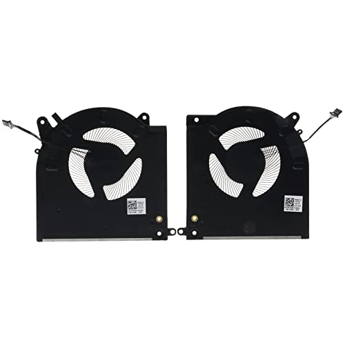 TRADOCK CPU- und GPU-Lüfter für Dell Alienware M15 R3 R4 RTX 2070 3070 12 V TG9V0 D1X38 FM7C FM7D von TRADOCK