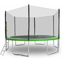 Mspoint - Gartentrampolin Trampolin 250cm Modell 2019 Randabdeckung Hellgrün von MSPOINT