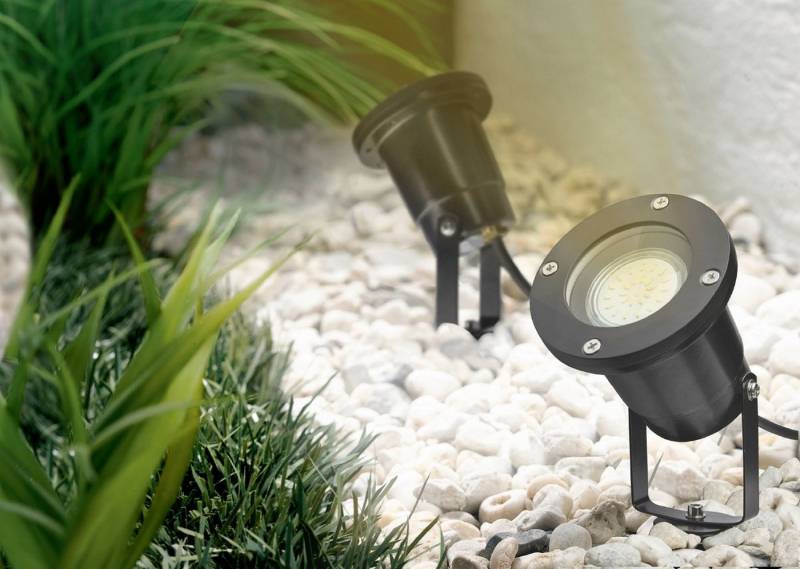 TRANGO LED Gartenstrahler, 1-flammig 3078B Strahler IP65 Außenleuchte *ELLA* inkl. 1x 3 Watt GU10 LED Leuchtmittel – 3000K warmweiß & 3,0 Meter Zuleitungskabel als Teichstrahler, Gartenlampe, Außenlampe, Wegbeleuchtung TRANGO LED Gartenstrahler, 1-flammig 3078B Strahler IP65 Außenleuchte *ELLA* inkl. 1x 3 Watt GU10 LED Leuchtmittel – 3000K warmweiß & 3,0 Meter Zuleitungskabel als Teichstrahler, Gartenlampe, Außenlampe, Wegbeleuchtung von TRANGO