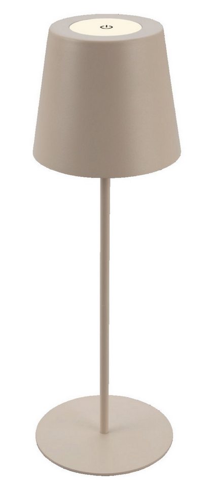 TRANGO LED Tischleuchte, Beige LED Tischlampe 2017-03C kabellos & Touch stufenlos dimmbar 3 Watt 2700K warmweiß IP44 Spritzwassergeschützt Tischleuchte Akku Aufladbar, für Schlafzimmer Garten Restaurant Bar Terrasse Camping TRANGO LED Tischleuchte, Beige LED Tischlampe 2017-03C kabellos & Touch stufenlos dimmbar 3 Watt 2700K warmweiß IP44 Spritzwassergeschützt Tischleuchte Akku Aufladbar, für Schlafzimmer Garten Restaurant Bar Terrasse Camping von TRANGO