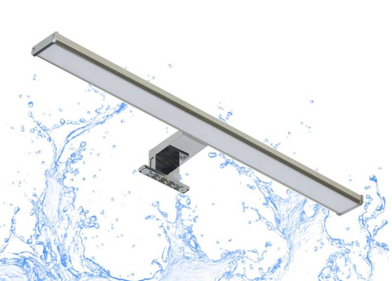 TRANGO Spiegelleuchte, 4 Stufen dimmbar, 2245 Modern IP44 LED Spiegellampe in XXL Format *EASY* Produktlänge: 830 mm - 15 Watt 4-Stufen dimmbar 3000K warmweiß, Badleuchte, Schminklicht, Badezimmer Schrankleuchte, Spiegelschrank Aufbauleuchte von TRANGO