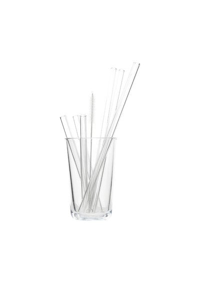 TRANQUILLO Cocktail Strohhalm 6er Set Glas (MX865, MX866) von TRANQUILLO